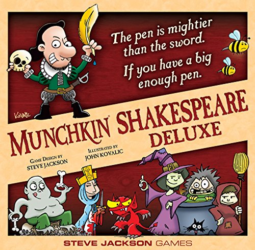 Steve Jackson Games SJG01564 Munchkin Shakespeare Deluxe - Juego de Mesa (edición en inglés)