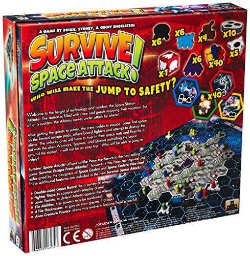 Survive Space Attack Board Game by Stronghold Games