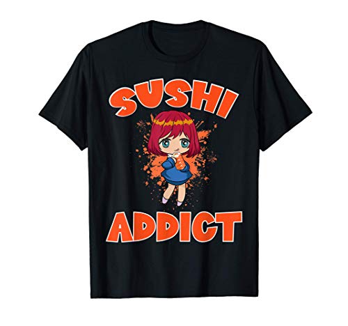 Sushi Addict Sashimi Fish Senpai Cosplay Chopstick TV Anime Camiseta