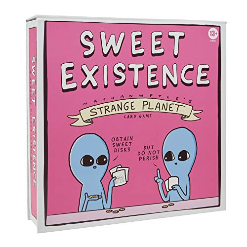 Sweet Existence, A Strange Planet Family-Friendly Party Game Inspirado en el Webcomic y los Libros de Nathan W. Pyle, para Edades de 13 y más