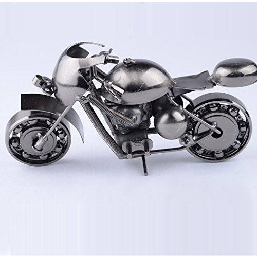 SwirlColor Modelo de Motocicleta de Hierro Motocicleta Creativa Adornos Modernos Accesorios de fotografía, Mejor Regalo para Novio(tipo1)