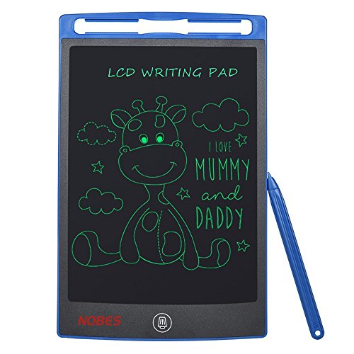 Tableta de Escritura LCD 8.5 Inch, NOBES LCD Tablero de Dibujo Pizarras mágicas,Tablet para Niños,Juguetes Regalos para Niños,Juegos Educativos (Azul)