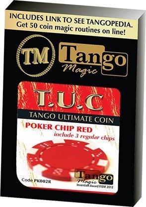 Tango Magic Ficha de Poker T.U.C (Color roja + Enlace Vidéo)