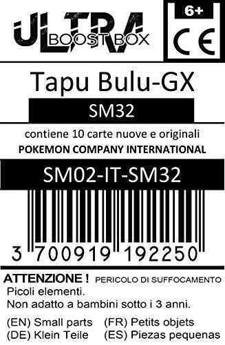 Tapu Bulu-GX (Tokotoro-GX) SM32 - #myboost X Sole E Luna 2 Gardiani Nascenti - Coffret de 10 Cartes Pokémon Italiennes