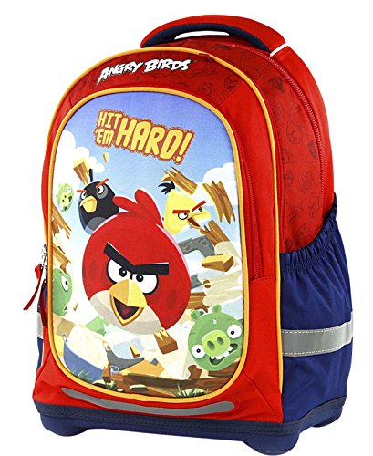 Target Superlight Angry Birds Mochila escolar, 43 cm, 38 liters, Rojo (Rosso)