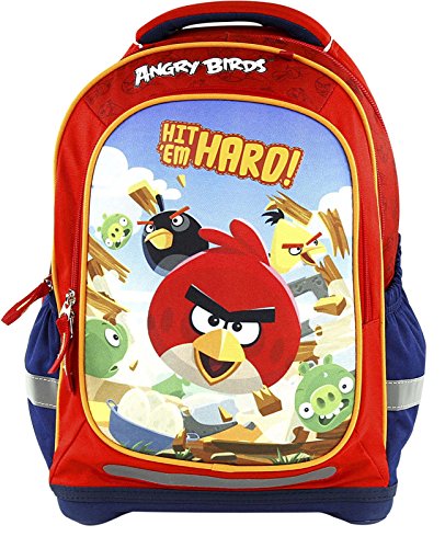Target Superlight Angry Birds Mochila escolar, 43 cm, 38 liters, Rojo (Rosso)
