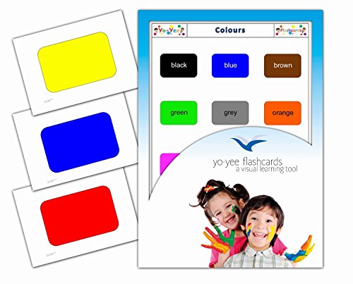 Tarjetas con ilustraciones en inglés - Colores - a modo de juego, amplían el vocabulario básico, la construcción de frases y la gramática: para guarderías, escuelas de primaria o logopedia