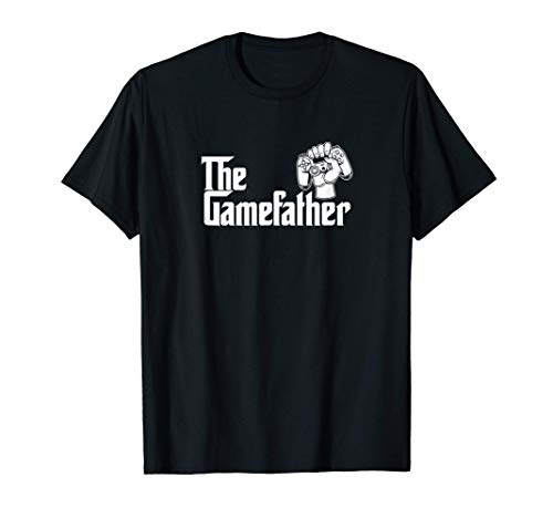 The Game Father Funny Video Gaming Gamer Dad Gift Camiseta