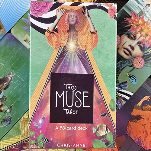 The Muse Tarot Una baraja de 78 Cartas Guía electrónica Adivinación Salvajemente la musa Dentro de Toy Game Holiday Family Party Juego de Mesa Enterminmen,Deck Game,Only Tarot