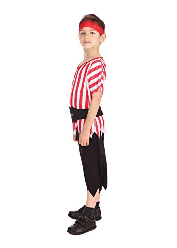 Theme Fancy Dress Disfraz de niño de Pirata. 3-5 años