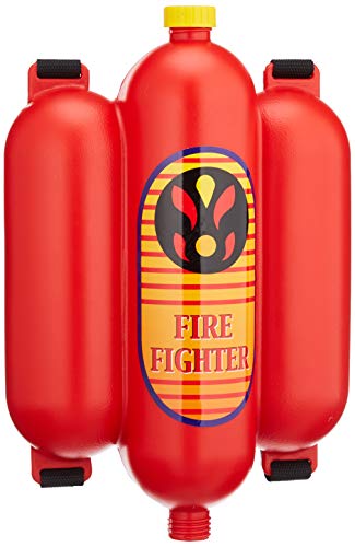 Theo Klein 8932 Bomba de incendios Fire Fighter Henry, Con función de pulverización de agua y depósito de 2 litros, Transportable como una mochila, Medidas: 31 cm x 21 cm x 9 cm,