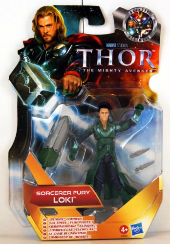 Thor: The Mighty Avenger Action Figure #18 Sorcerer Fury Loki 3.75 Inch