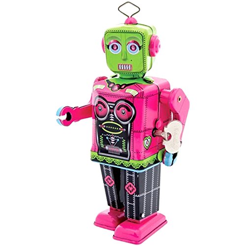 Tobar- Roberta Robot, Color Rosa y Verde. (SC-RG)