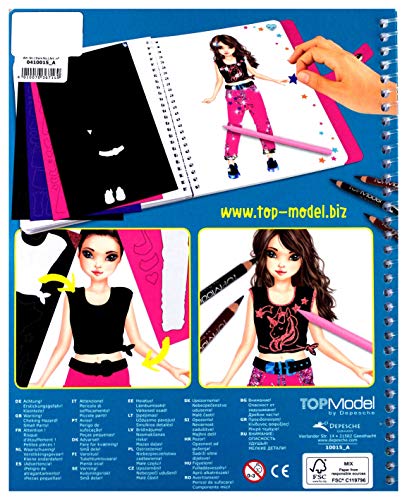 Top Model 0010015 - Cuaderno para colorear motivo Magic Fun