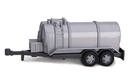 TOYLAND® - Juego de Tractor y camión Cisterna / Remolque de 22,5 cm - Acción de Rueda Libre - Juguetes de Granja para niños (Cisterna Verde)