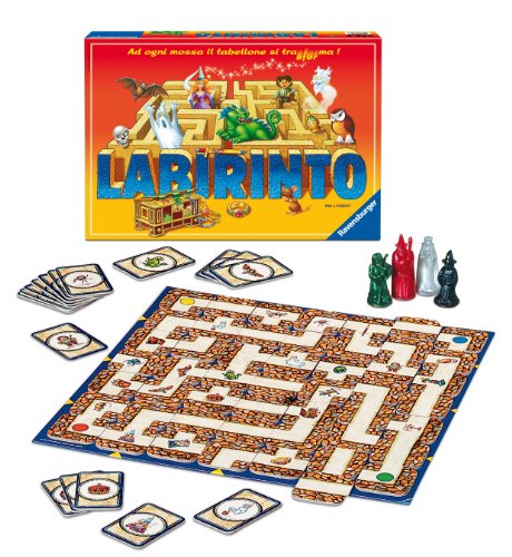 TOYLAND - Labirinto, 1 Jugador (Ravensburger 026447-WM) versión en Italiano