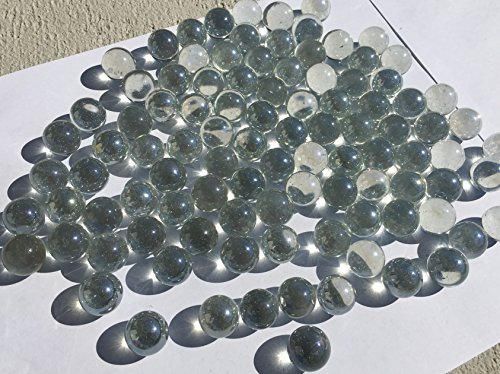 Transparente bolas de cristal, 16 mm de diámetro 500 gr - Bolas Transparente Clara Marmota bolitas bolas de cristal, Decoración decorativa