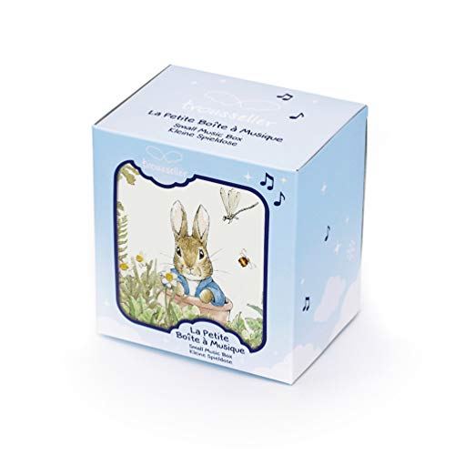 Trousselier - Caja para tesoros/joyas musicales, ideal como regalo para niños, música, Lullaby de Mozart, color verde