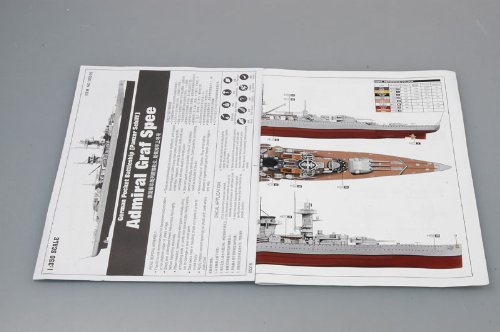 Trumpeter 5316 - Acorazado alemán a Escala Admiral GRAF Spee