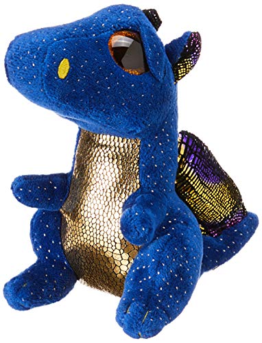 TY- Beanie Boo's Saffire, dragón, Color azul, 15 cm (United Labels Ibérica 36879TY) , color/modelo surtido