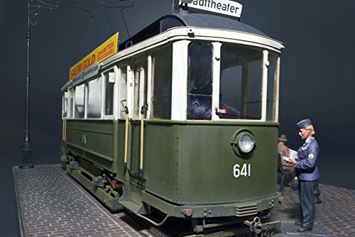 Unbekannt Mini Tipo 38009 – Maqueta de European tramcar Brillantes Tren automotor 641 con Crew y pasajeros.