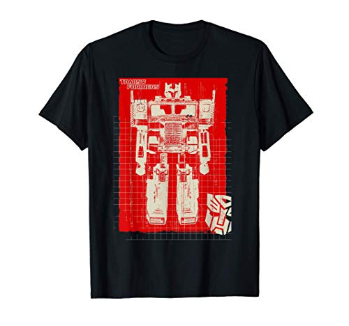 US Transformers Optimus Prime Toy Blueprint 01 Camiseta