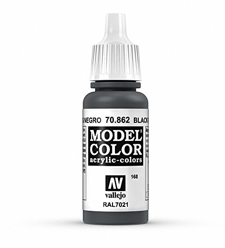 Vallejo Model Color Acrylic 17ml 862 Black Grey RAL7021 FS37031