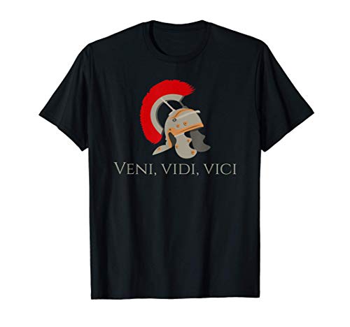 Veni Vidi Vici - Julio César - SPQR Roma Antigua Camiseta