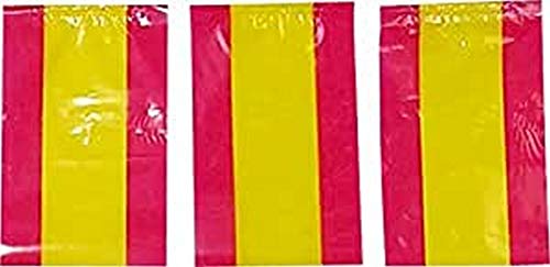 Verbetena - Bandera plástico España 20x30 cm, bolsa 5x10 metros (011200089)