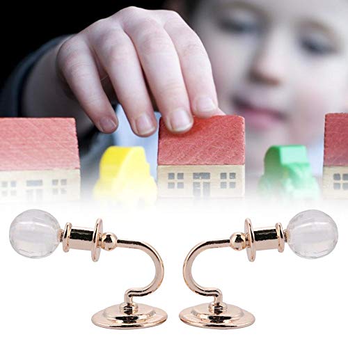 VGEBY1 Lámpara de Pared de casa de muñecas 2PCS, lámpara de decoración de casa de muñecas lámpara de Techo de luz de Mesa para casa de muñecas