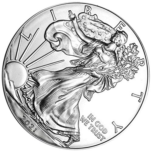 VICASKY 2021 Moneda Águila de Plata Americana Moneda Conmemorativa Estadounidense Colección de Monedas de Plata Americana Decoraciones de Recuerdo