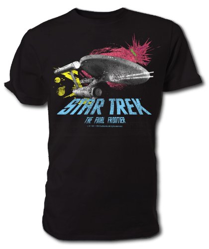 Video Game Shirts - Star Trek TOS T-Shirt The Final Frontier (M)