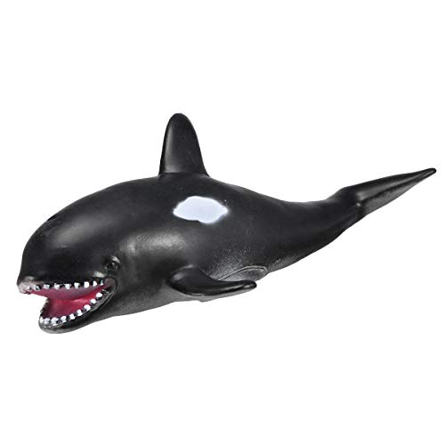 VIDOO 30Cm Tiburón Blanco Asesino Ballena Suave Modelo Juguetes Pegamento Material-Ballena