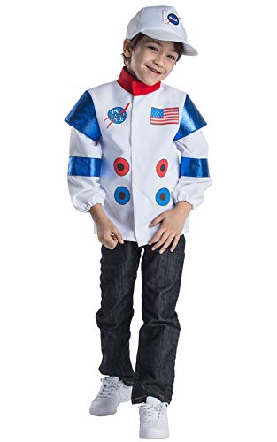 Viste a América - 834 - Establecer Vestuario Astronauta - Edad 3-6 años - One Size - Niños 3-6 años - Multicolor