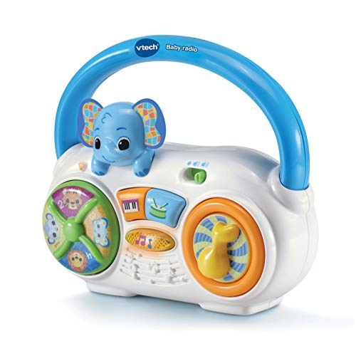 VTech- Baby Radio. Sonajero Activity Interactivo bebé +6 Meses, Color (3480-533322)