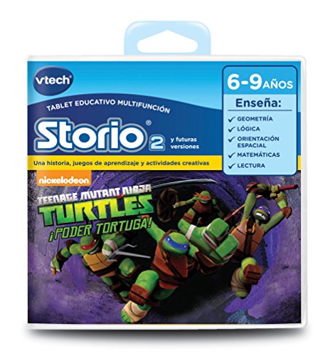 VTech- Cartucho para Storio, Tortugas Ninja (3480-231322)