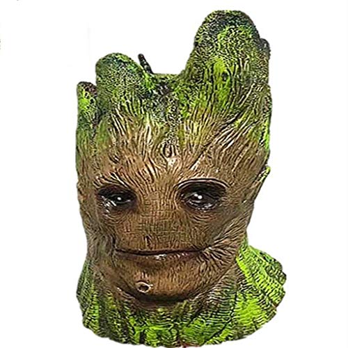 WANG XIN Máscara de Halloween Cosplay Galaxy Guard 2cosplay Máscara Small Gruitt Mask Sombrero Groot Small Tree Man Mask Star Jue