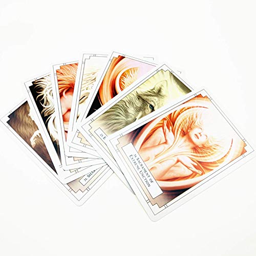 White Light Oracle: Divination Fate Tarjetas Tarot Tarjeta Deck Games Supplies Party Supplies Fate Previsasting Tarjetas Juego