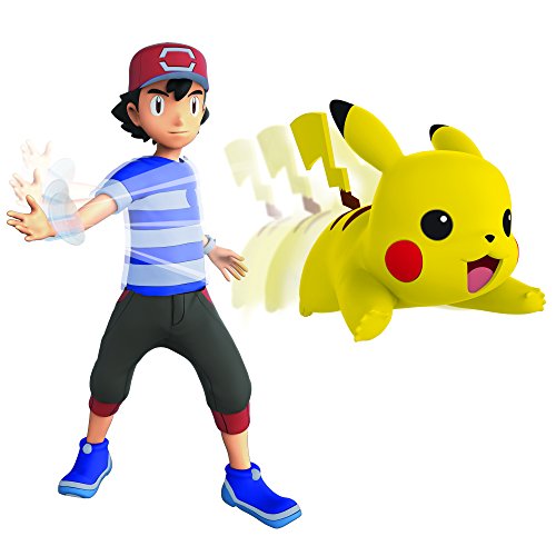 Wicked Cool Toys, LLC Pokemon 4.5 Inch Battle Feature Action Figure - Ash and Pikachu