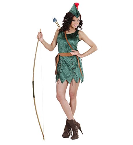 WIDMAN Señoras Robin de Sherwood traje de la muchacha Pequeño Reino Unido 8-10 de Robin Hood del vestido de lujo , color/modelo surtido