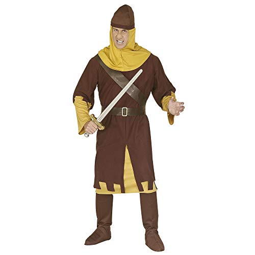 WIDMANN Hombres Medieval Soldado Traje Medio Reino Unido 40/42"para Medieval Edad Media vestido de lujo