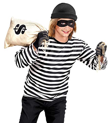 WIDMANN Thief Unisex Costume Robber Crook Fancy Dress (164 cm)