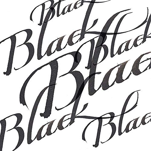 Winsor & Newton tinta para caligrafía - Frasco de 30 ml, color negro