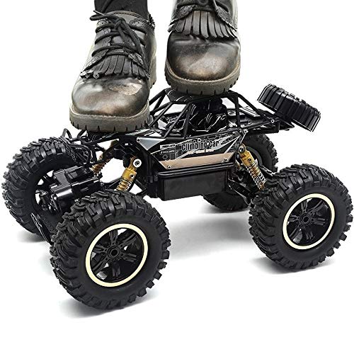 WNSS9 Carrera impermeable con grado aficionado RC Buggy Racing Toy Big Pie off Road Coche con motor doble, Control remoto Off-Road Electric Monster Buggy 38+ Km/H High Speed ​​Climer Chariot for niñ