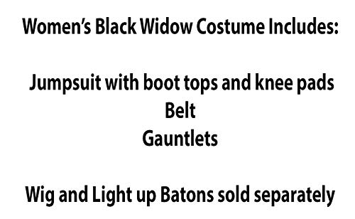Women's Deluxe Civil War Black Widow Fancy dress costume X-Small
