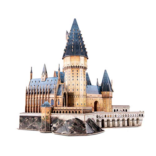 World Brands - Harry Potter - Gran salón de Hogwarts Puzzles 3D, Kit de Construcción, Multicolor, DS1011H
