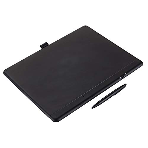 Woxter Smart Pad 150 Black - Pizarra electrónica, Tableta de escritura de 15", Tonalidad Verde, Sensor de presión (10-200g), pila CR2025 (X2), color negro