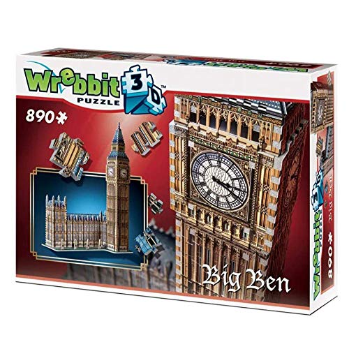 Wrebbit 3D-el Big Ben Puzzle 3D, Multicolor (W3D-2002)