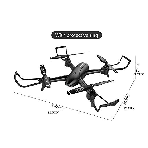 XWSQ Drones con cámara HD RC Helicóptero Aviones Plegables con Control Remoto Cámara HD de Gran Angular 4k 1080p Drones Quadcopter Drone -Mantener la Altura -Tiempo de Vuelo prolongado (4K)