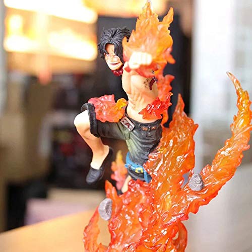 YSKCSRY Una Pieza de Super Lucha contra la Escena Ace Puño de Fuego Ultraman Ace Batalla Edición en Caja Modelo Animado Figura decoración Estatua Modelo Colección de Juguete 21cm Altura